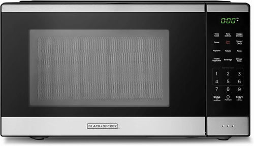 BLACK+DECKER 0.9 Cu Ft Microwave Oven Countertop , 6 Auto Menus, 10 Power Levels, Digital Panel, 900W