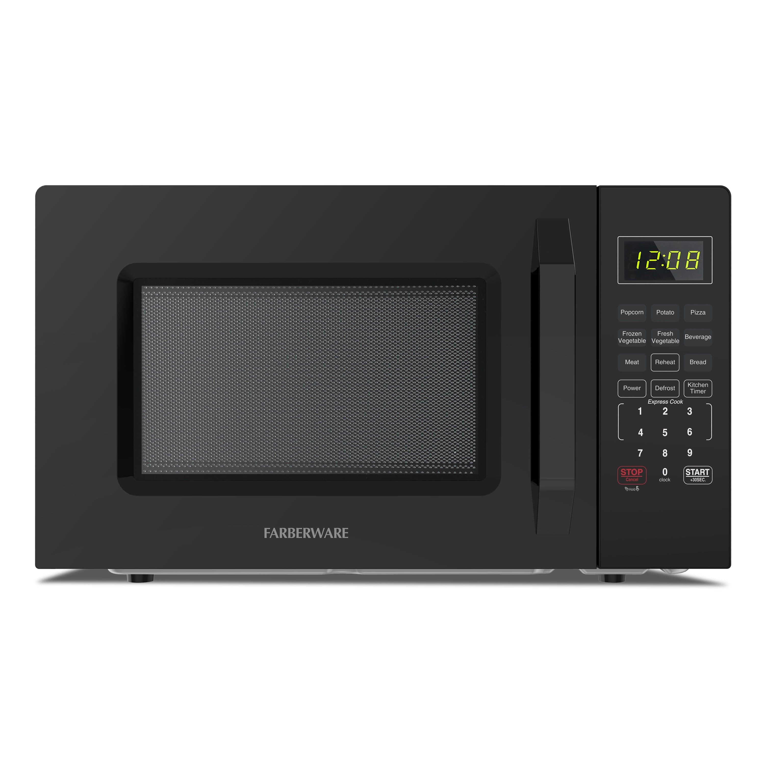 Farberware 700-Watt Compact Countertop Microwave Oven – 0.7 Cu. Ft., White