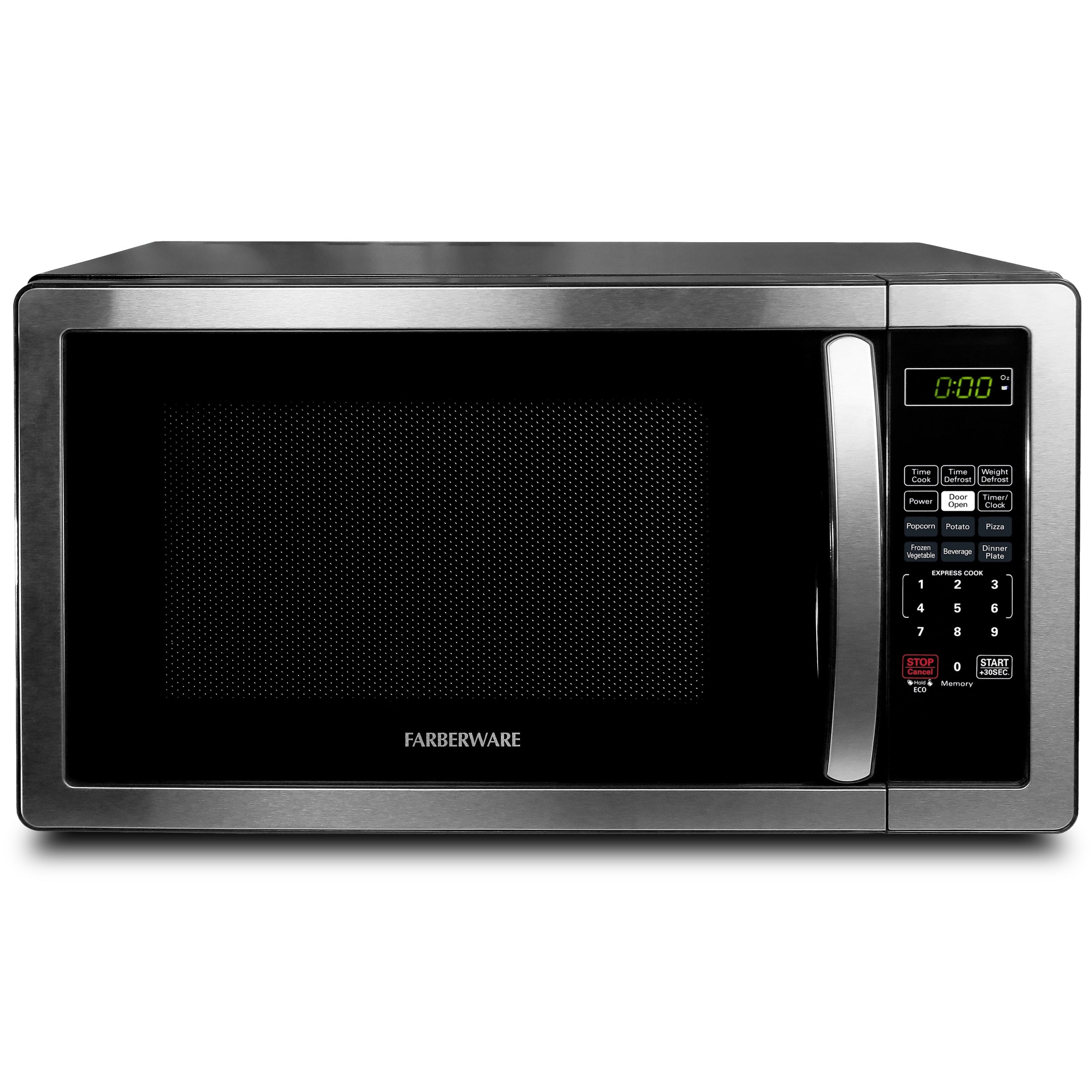 Farberware 700-Watt Compact Countertop Microwave Oven – 0.7 Cu. Ft., White