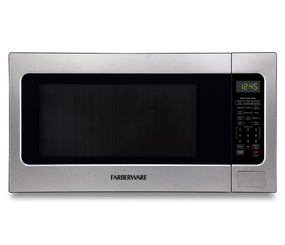 Farberware 0.7 Cu. Ft Compact Microwave Oven, 700W, Stainless Steel