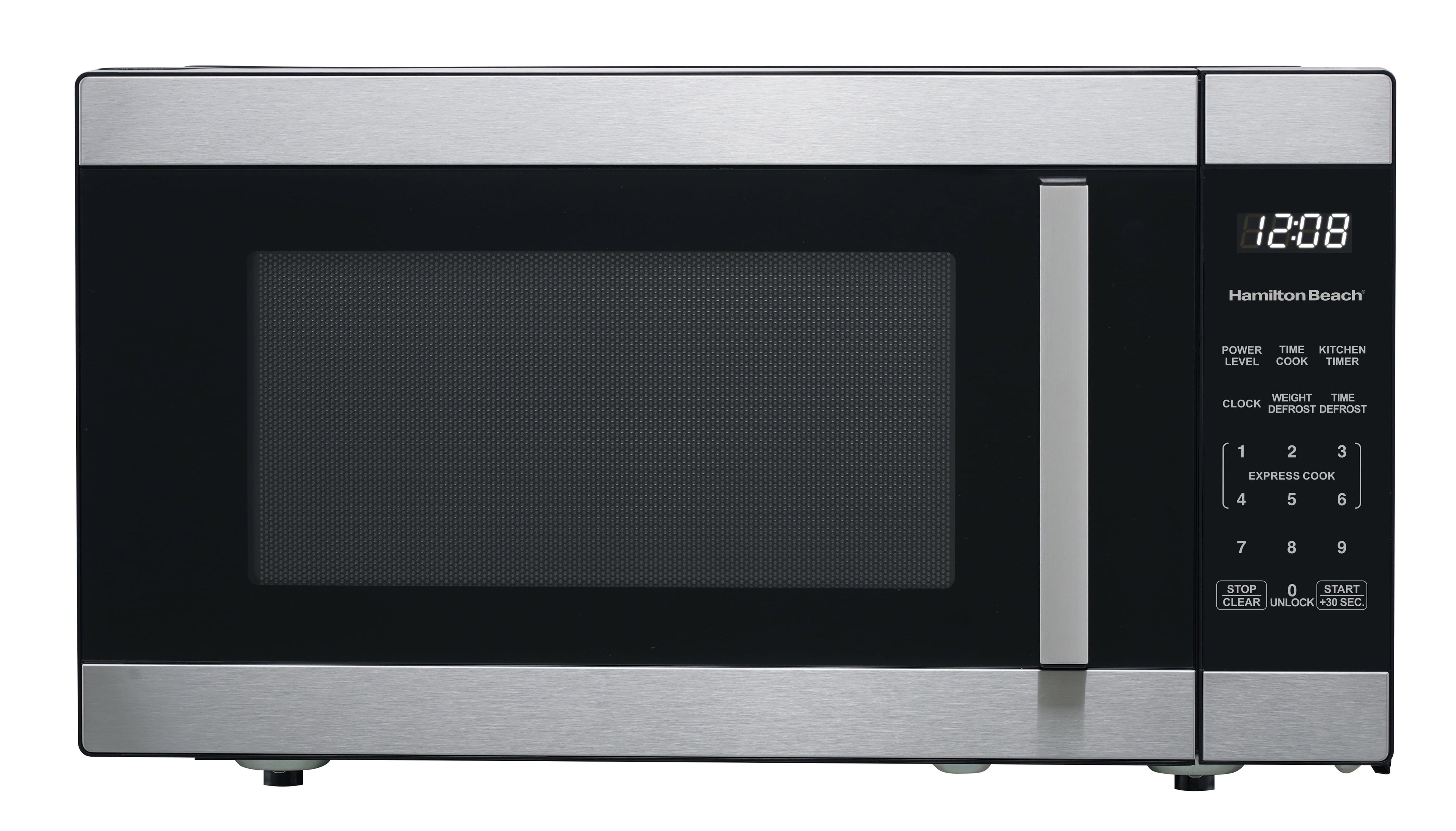 Hamilton Beach 1.6 Cu ft Sensor Cook Countertop Microwave Oven in Stainless Steel, New