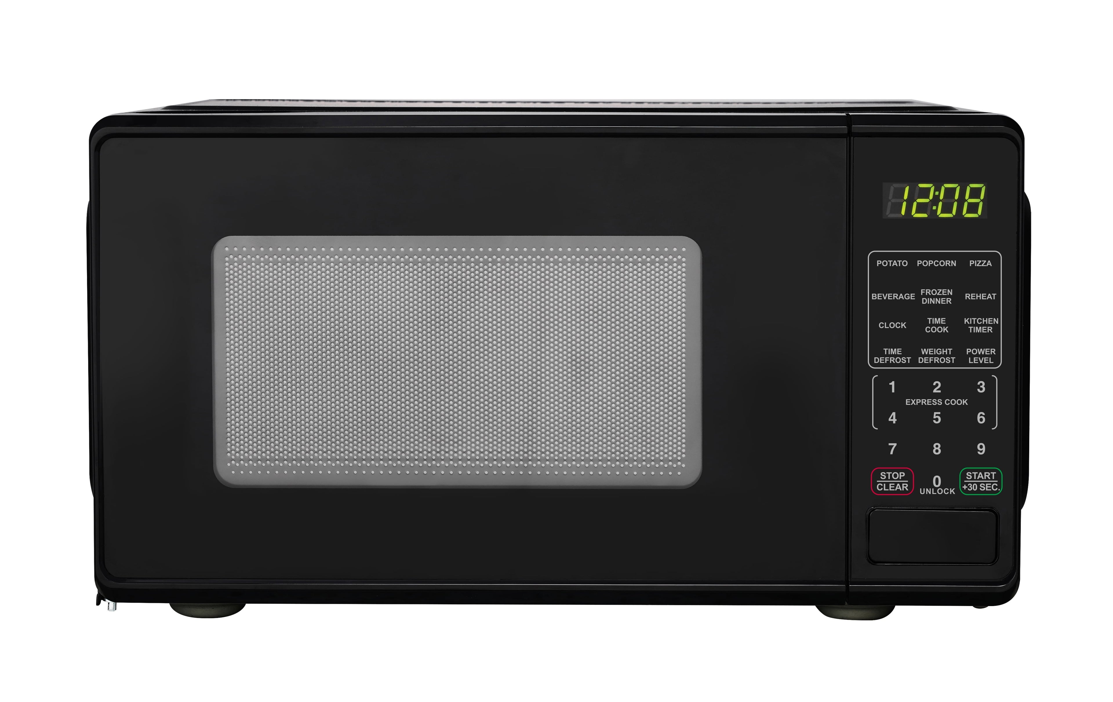 Mainstays 0.7 Cu ft Countertop Microwave Oven, 700 Watts, Black