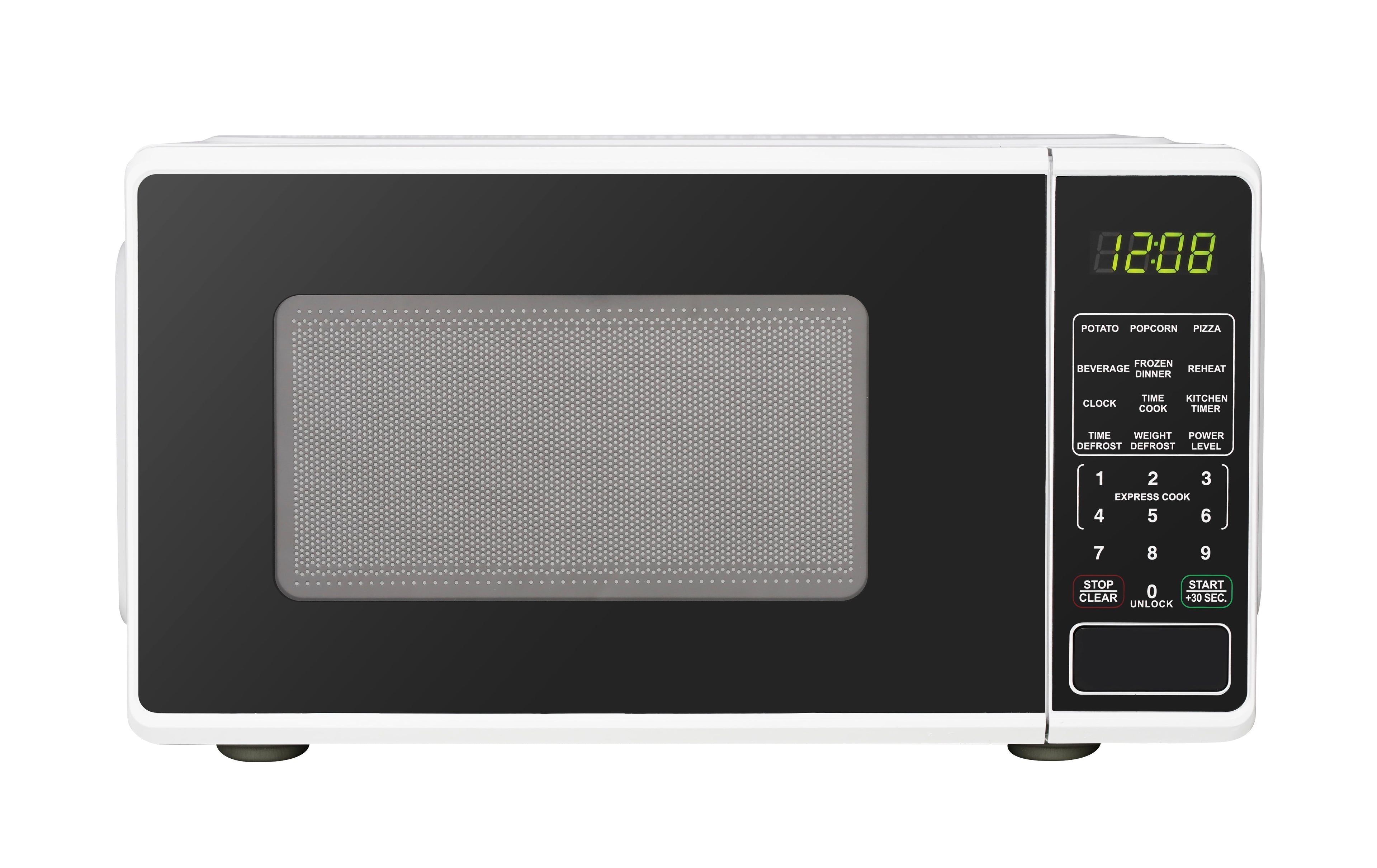 Mainstays 0.7 Cu ft Countertop Microwave Oven, 700 Watts, Black