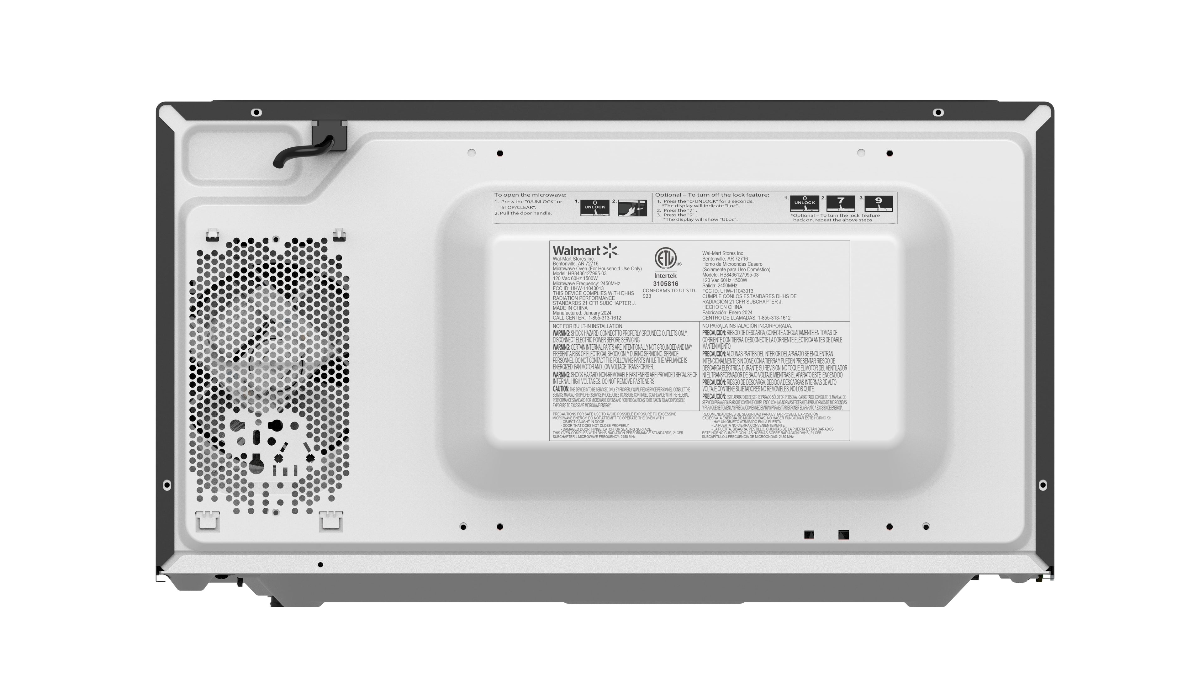 Hamilton Beach 1.6 Cu ft Sensor Cook Countertop Microwave Oven in Stainless Steel, New