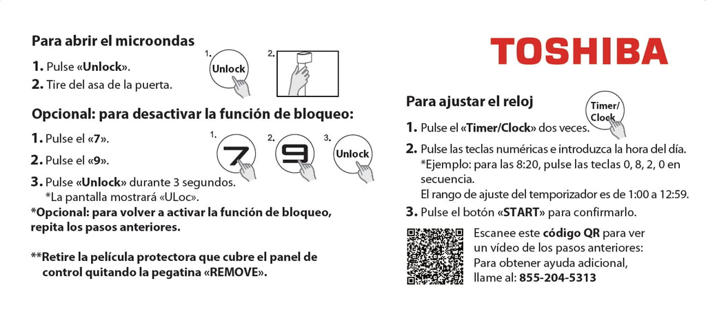 Toshiba 2.2 cu. ft. 24.4'' Microwave Oven in Stainless Steel
