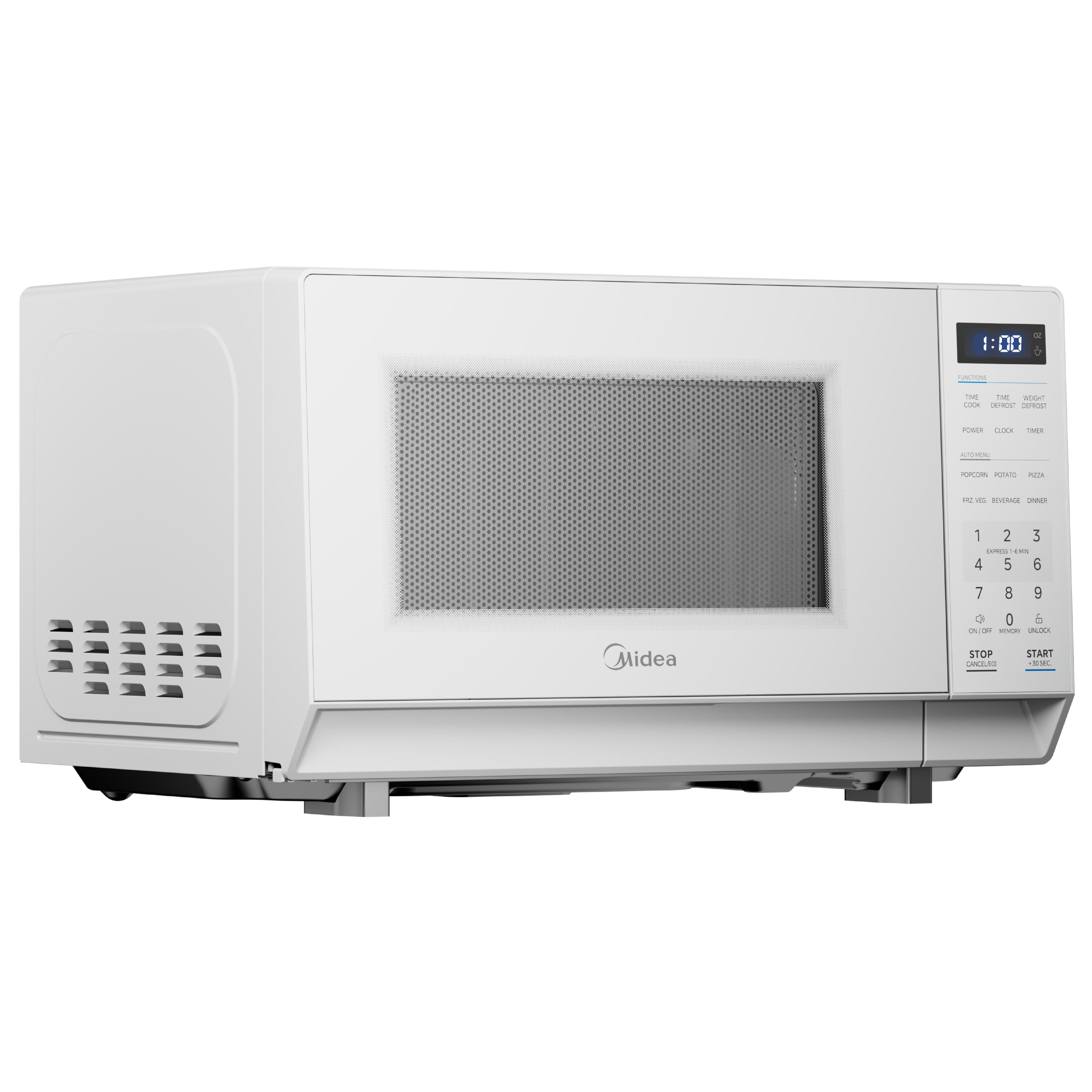 Midea Countertop Microwave Oven, 0.7 Cu Ft, 700 Watts, 11 Power Levels, Compact, White